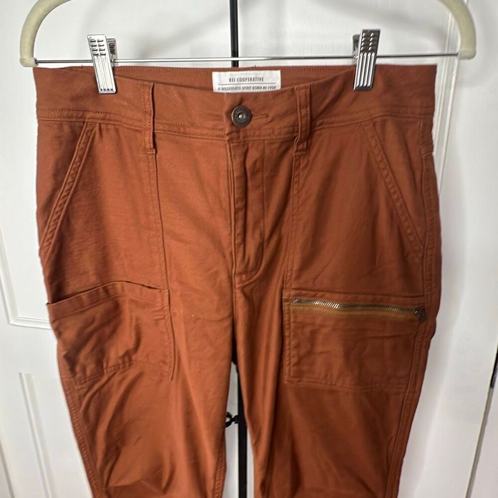 REI Co-op Women's Trailsmith Jogger Pants in Burnt Orange Size 6 - Picture 3 of 10